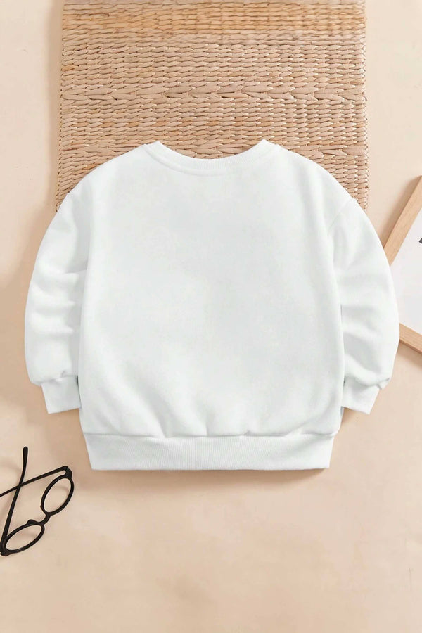 Elo Tiny Teen Kid's Smileyworld Printed Sweat Shirt White