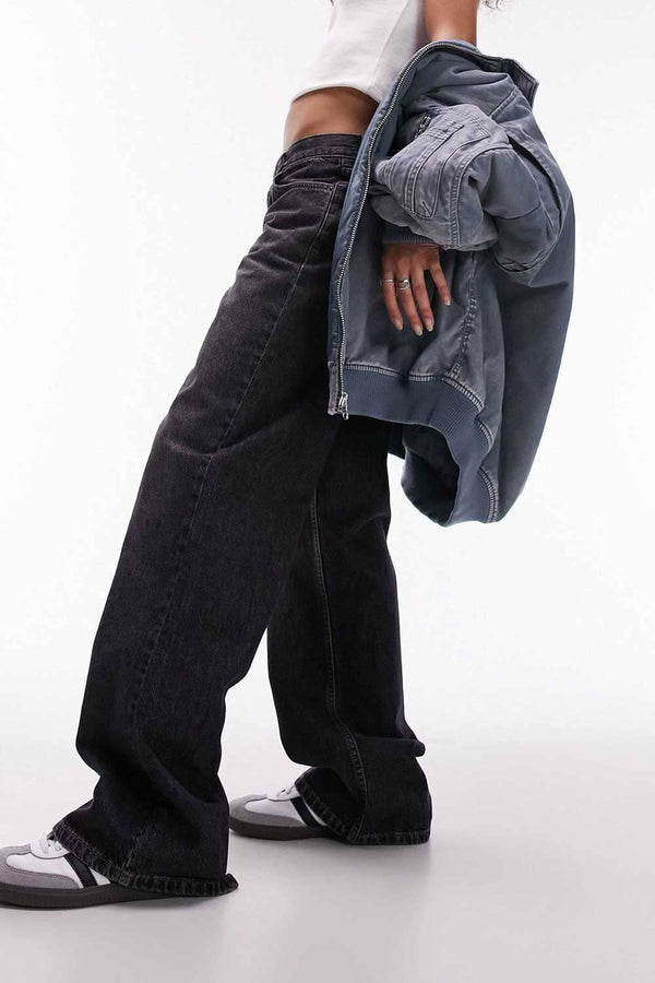 Elo TS Women's Ember Low Rise Wide Leg Denim Charcoal