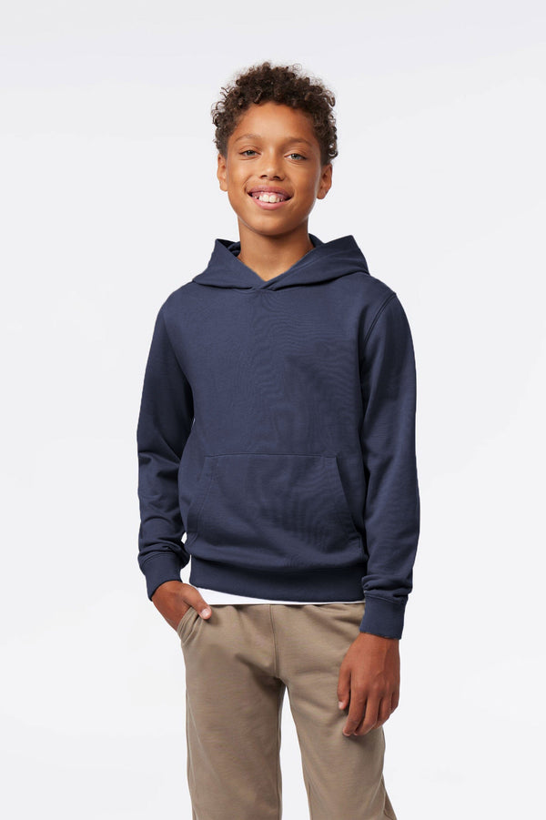 Elo TTG Boys Minor Fault Terry Pullover Hoodie Navy