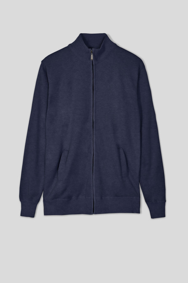Elo Twenty-4 Men's Classic Long Sleeve Zipper Jacket Grey