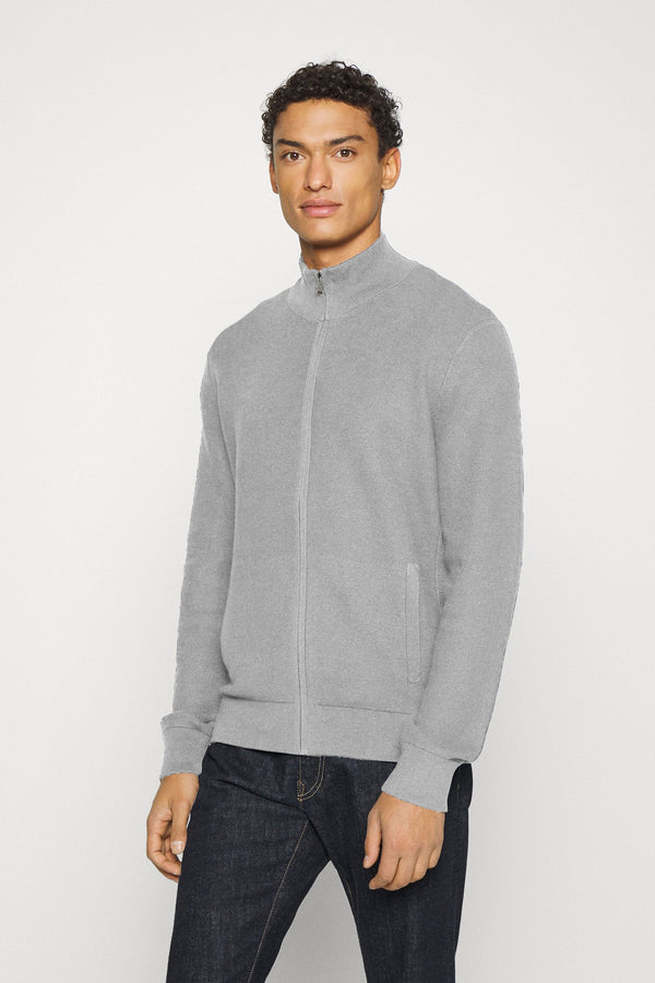 Elo Twenty-4 Men's Classic Long Sleeve Zipper Jacket Grey