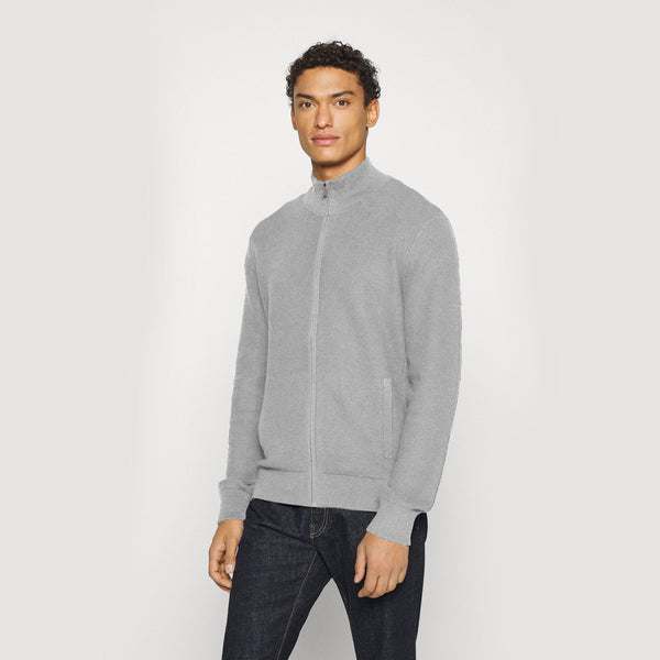 elo Twenty-4 Men's Classic Long Sleeve Zipper Jacket Grey