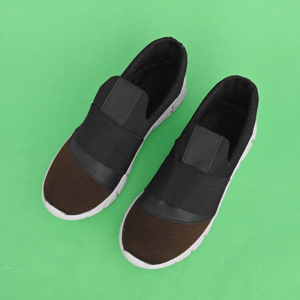 Elo Unisex Austin Classic Padded Insole Jogger Shoes Black & Grey