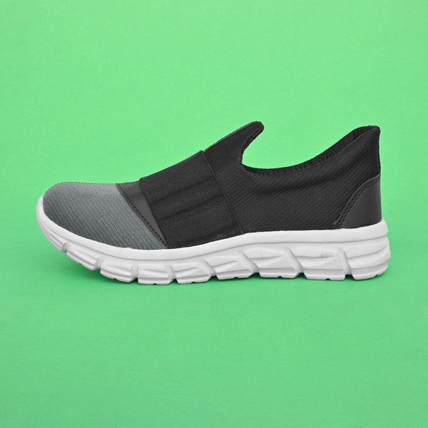 elo Unisex Austin Classic Padded Insole Jogger Shoes Black & Grey