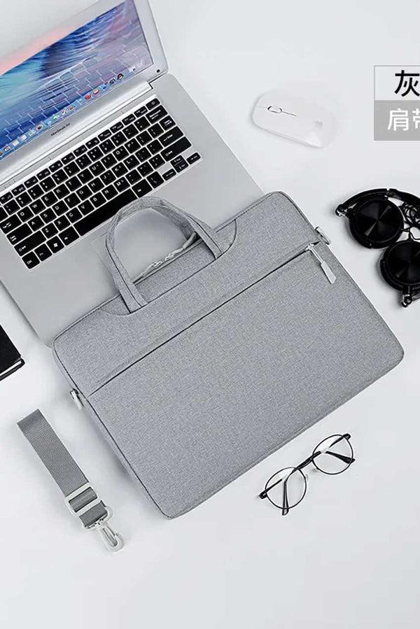 Elo Unisex Detachable Strap Laptop Sleeve Bag Charcoal