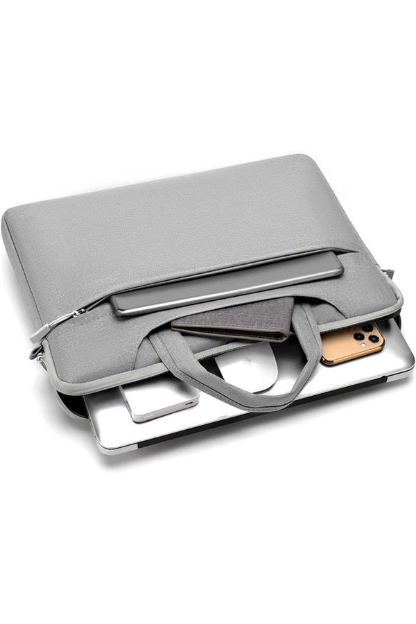 Elo Unisex Detachable Strap Laptop Sleeve Bag Charcoal