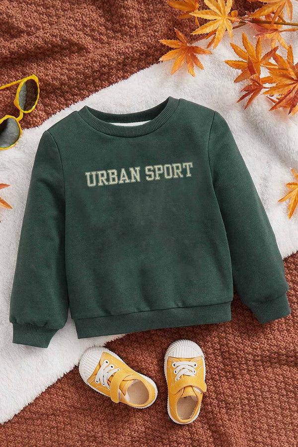 Elo Urban Sports Boy's Printed Superior Sweat Shirt Jeans Marl