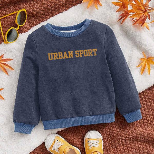 elo Urban Sports Boy's Printed Superior Sweat Shirt Jeans Marl