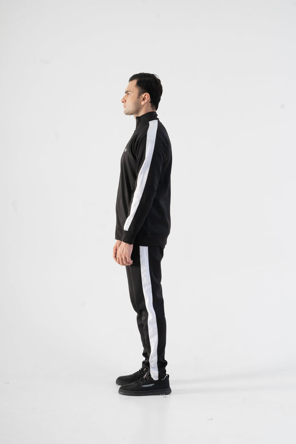 Elo Urban Vogue Men's Contrast Panel Tracksuit Black