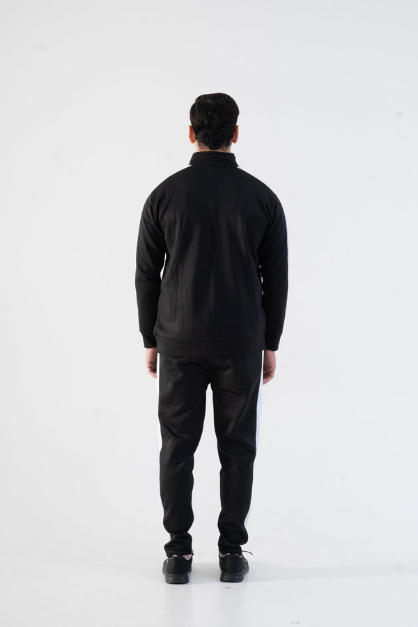 Elo Urban Vogue Men's Contrast Panel Tracksuit Black