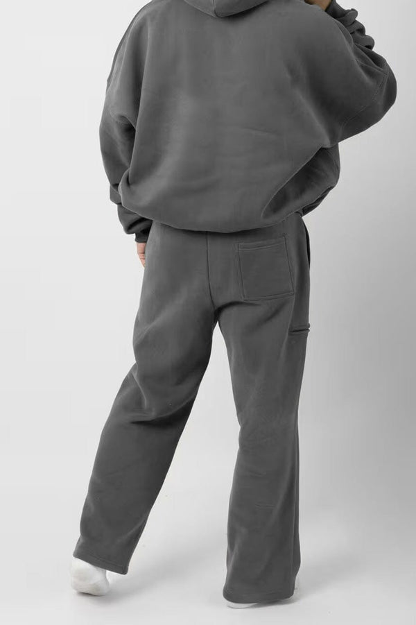 Elo USQUARED Empower Oversized Open Bottom Sweat Pants Steel Grey