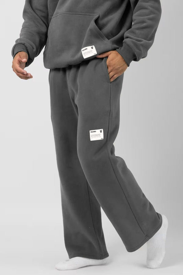 elo USQUARED Empower Oversized Open Bottom Sweat Pants Steel Grey
