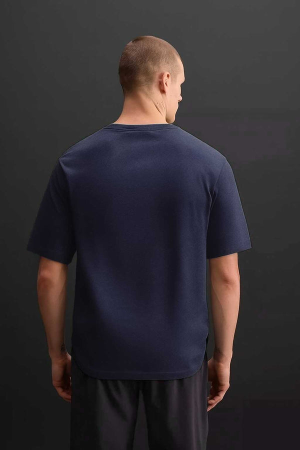elo Usquared Men's Drop Shoulder Oversized Tee Shirt Black