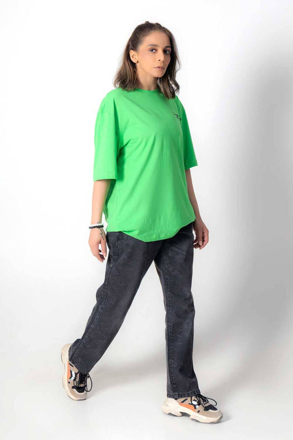 Elo USQUARED Unisex Art Of Getting Drop Shoulder Oversized Tee Shirt Red