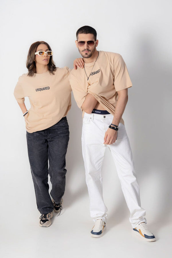 elo USQUARED Unisex Never Stop Dreaming Drop Shoulder Oversized Tee Shirt Skin