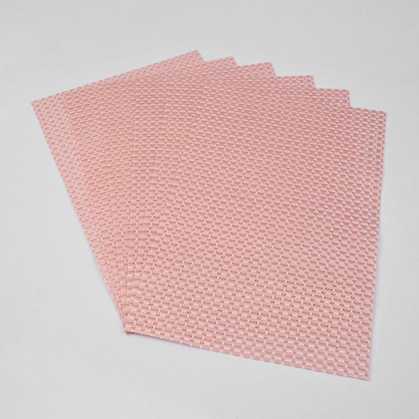 Elo Venus Homes Stylish Table Mat-Pack Of 6 Graphite