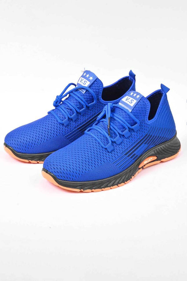 elo Walk Men's Comfortable Non Slip Jogging Shoes Blue
