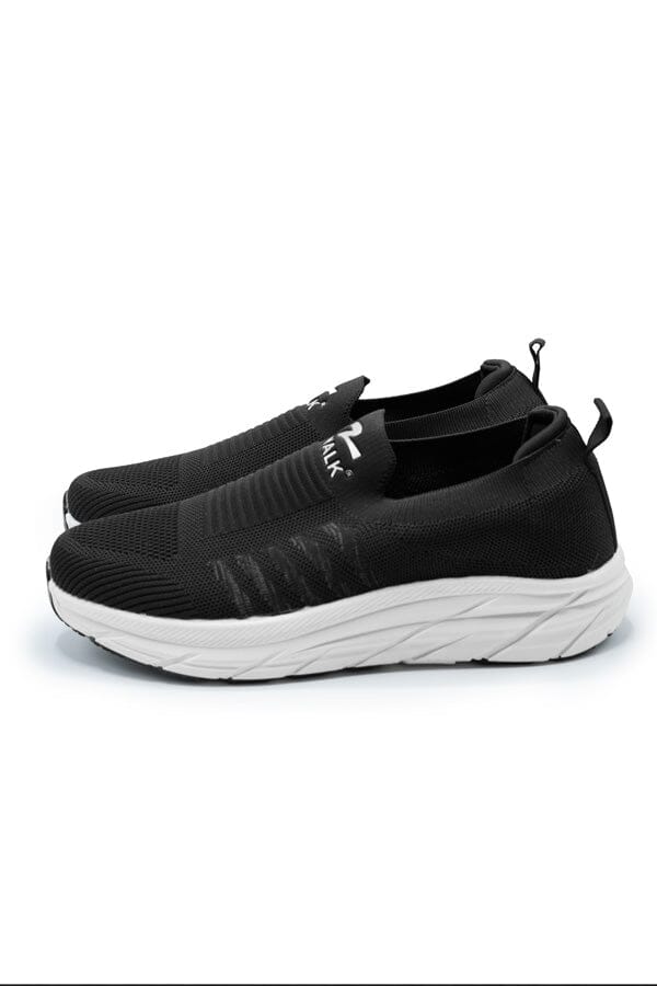 Elo Walk Men's High Density Logo Slip-On Shoes Black