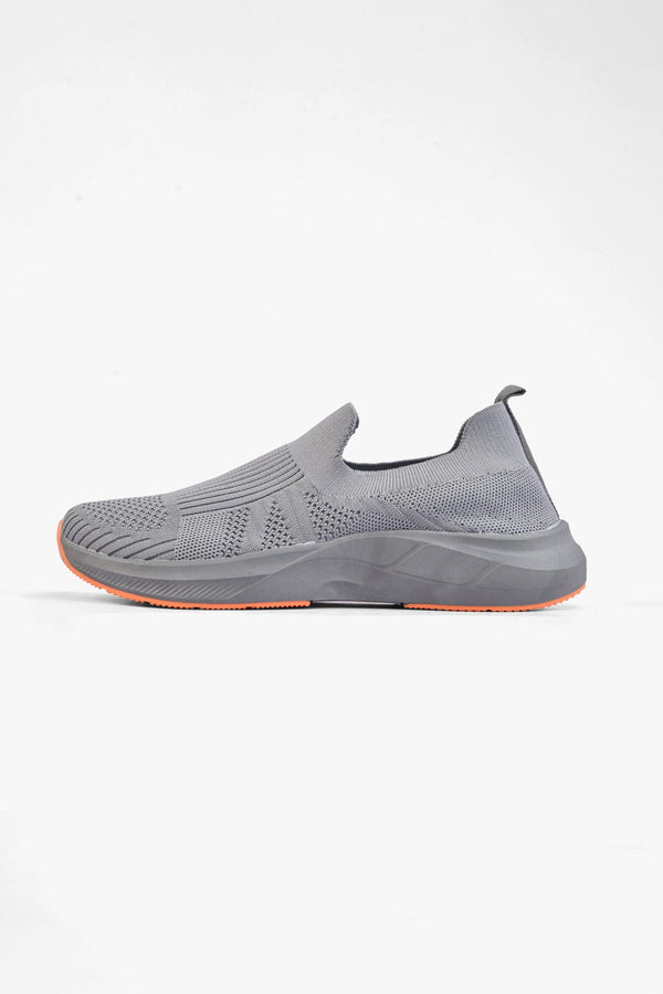 Elo Walk Men's Plain Design Slip On Jogger Shoes Blue