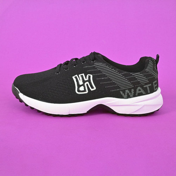 elo Walk Men's Wate Non Slip Gripper Jogging Shoes Black
