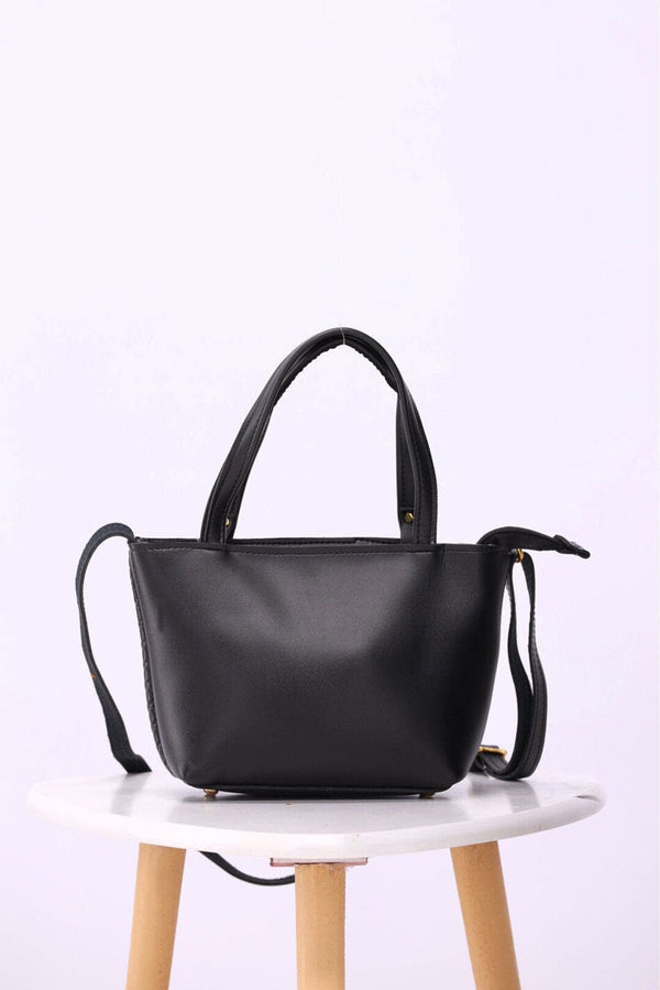 Elo Women's Criss-Cross Pattern Shoulder Bag Mustard