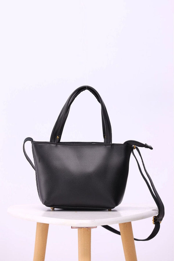 Elo Women's Criss-Cross Pattern Shoulder Bag Mustard