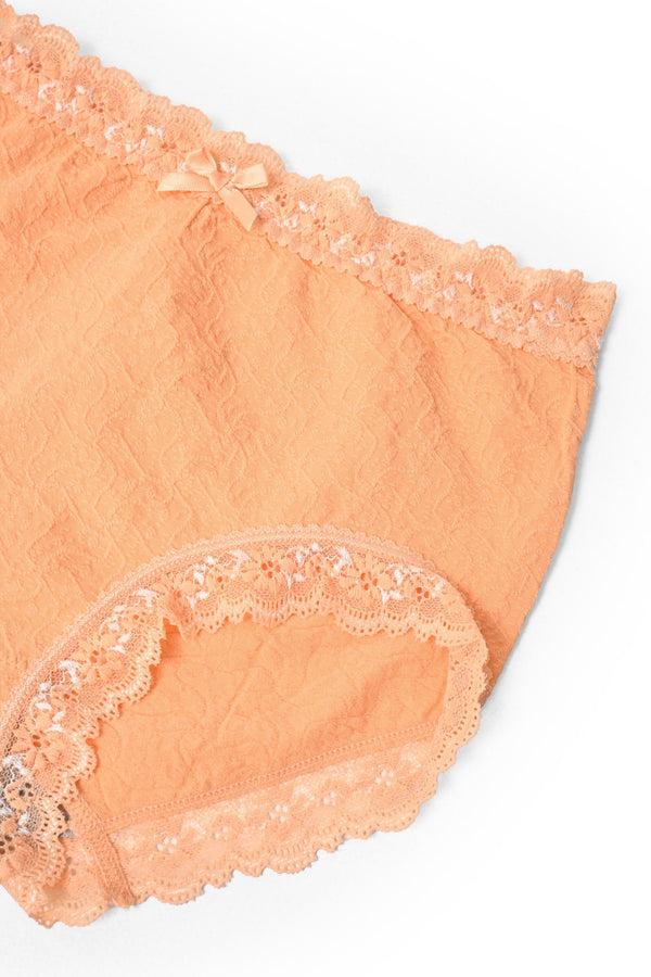 Elo Women's Floral Lace High-Waist Panty Light Olive