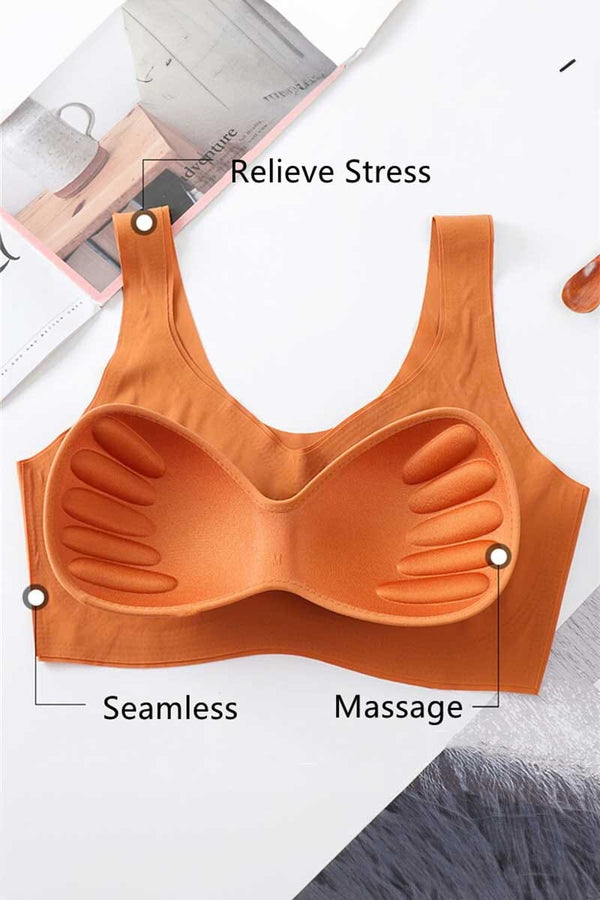 Elo Women's/Girl's Seamless Removable Padded Bra Royal