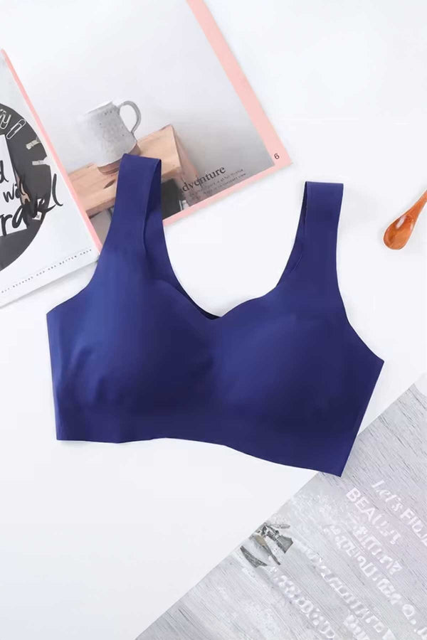 elo Women's/Girl's Seamless Removable Padded Bra Royal