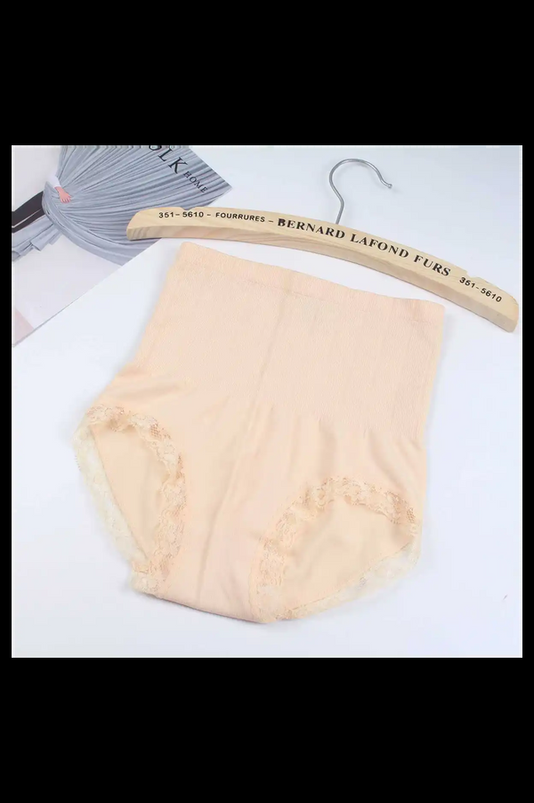 elo Women's High Waist Tummy Control Underwear Peach