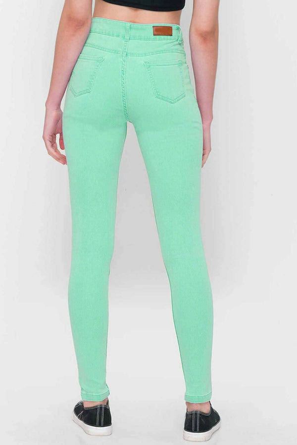 Elo Women's Kuantan Premium Skinny Fit Denim Turquoise