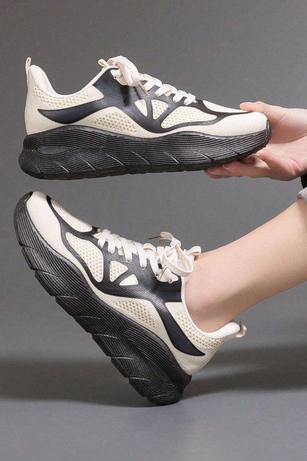 Elo Women's Lightweight Mesh Upper Sneakers Off White