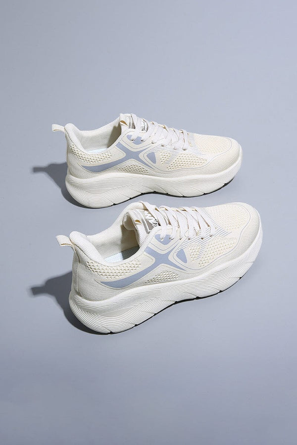 Elo Women's Lightweight Mesh Upper Sneakers Off White