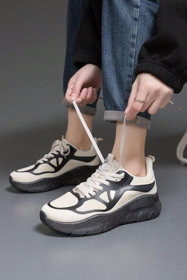 Elo Women's Lightweight Mesh Upper Sneakers Off White