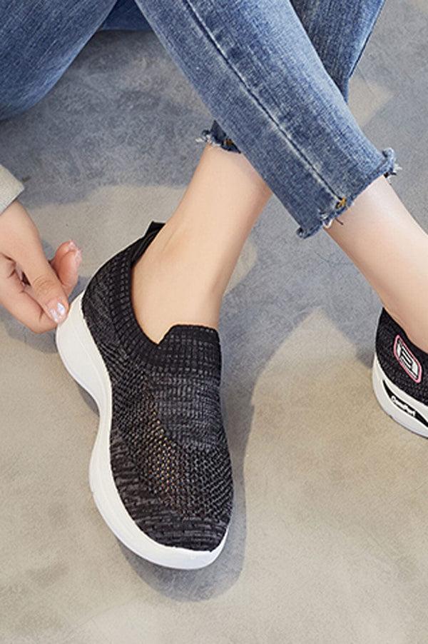 Elo Women's Orlando Lightweight Slip-On Shoes Black