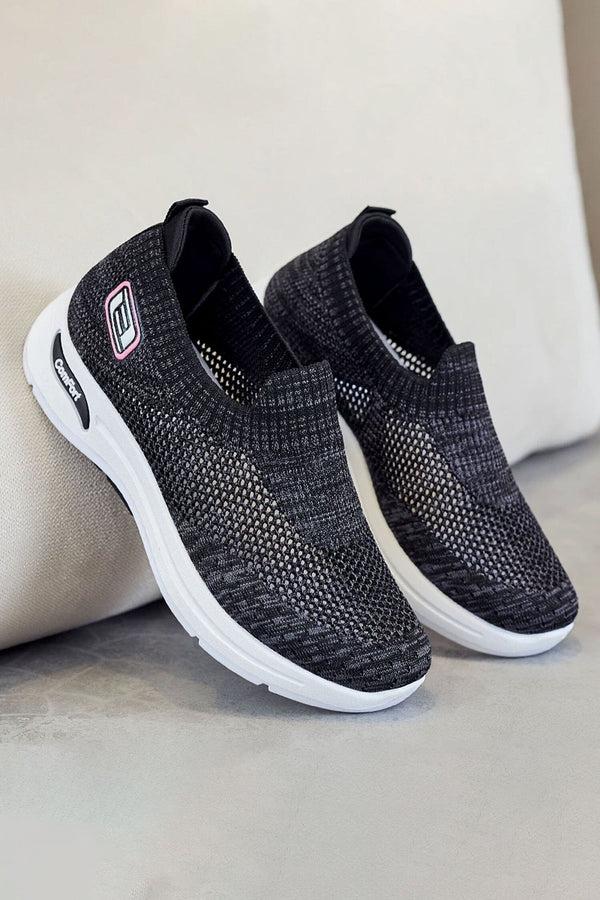 elo Women's Orlando Lightweight Slip-On Shoes Black