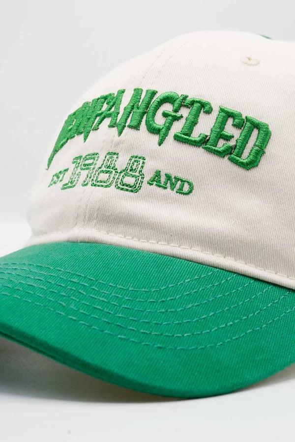 Elo XYC Men's Newfangled Embroidered P-Cap Off White & Green