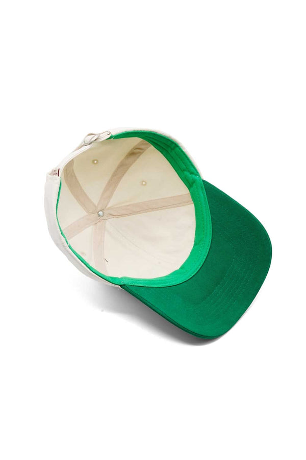 Elo XYC Men's Newfangled Embroidered P-Cap Off White & Green