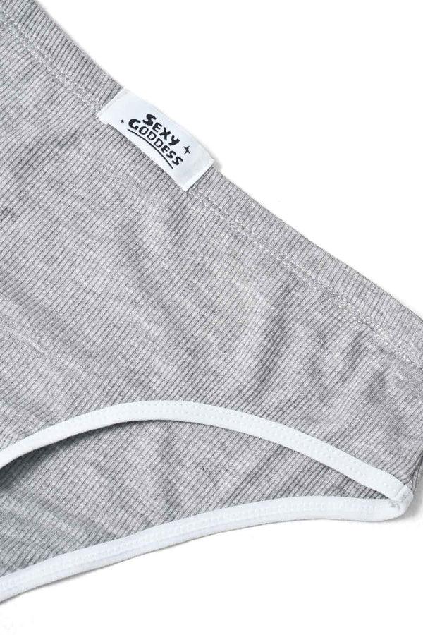 Elo Yeyuan Women's Contrast Padded Sports Bra & Panty Set Black