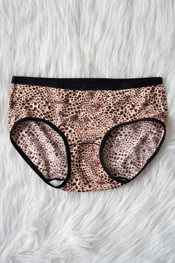 Elo Yifangdie Women's Leak Protection Panties Brown