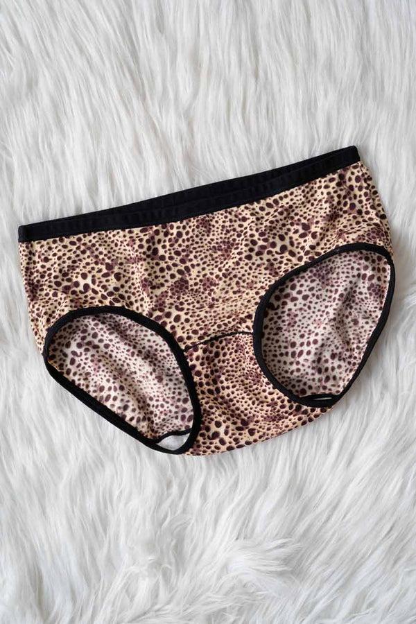 elo Yifangdie Women's Leak Protection Panties Brown