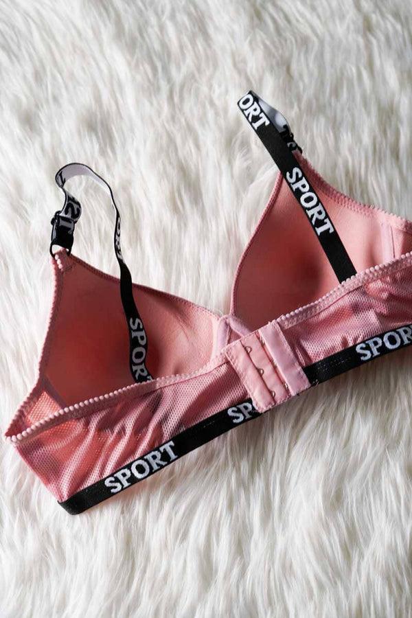 Elo Yimafen Women's Textured Push Up Padded Bra Navy