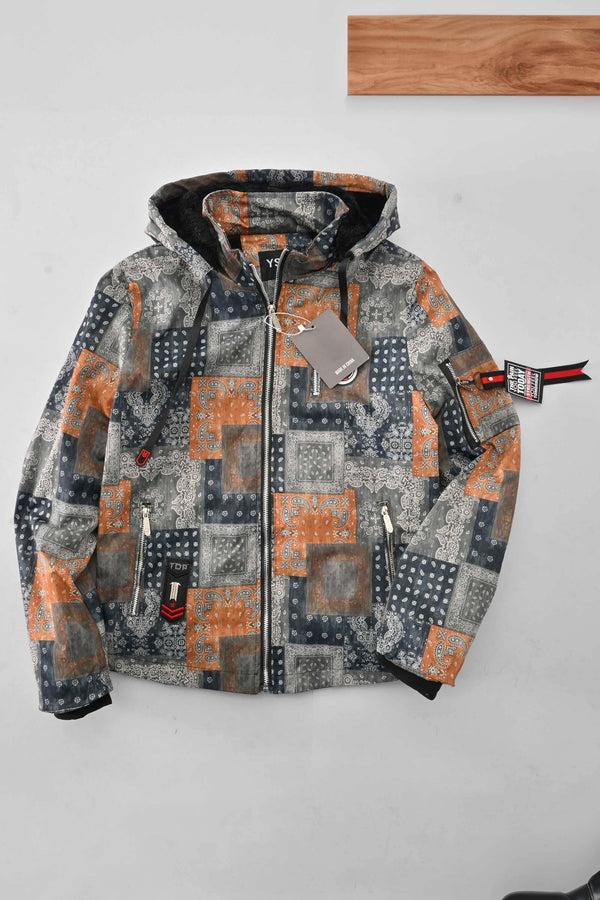 Elo YSSK Homme Men's AH Long Sleeve Hooded Zipper Jacket Navy
