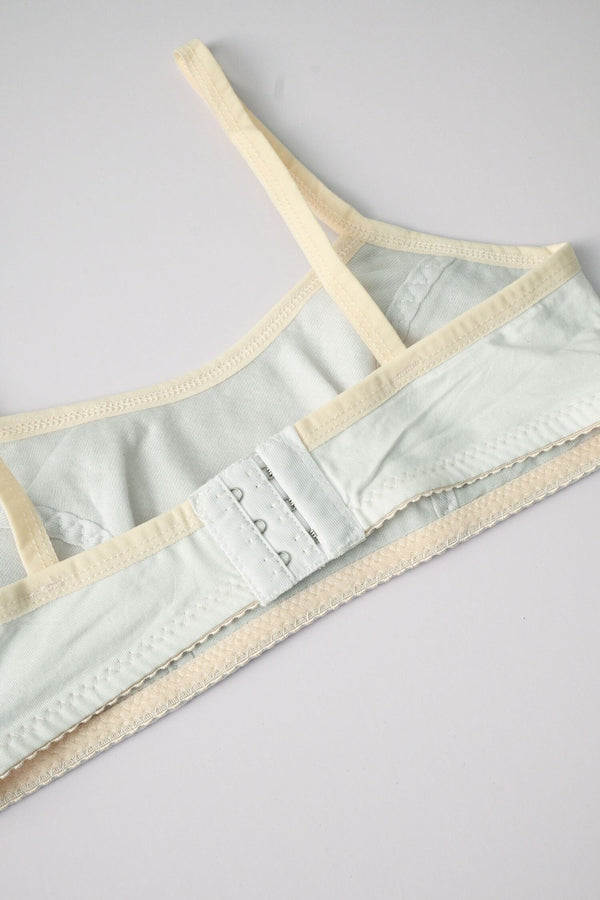 Elo YZN Girl's/Women's Printed Bidi Bra White & Light Yellow