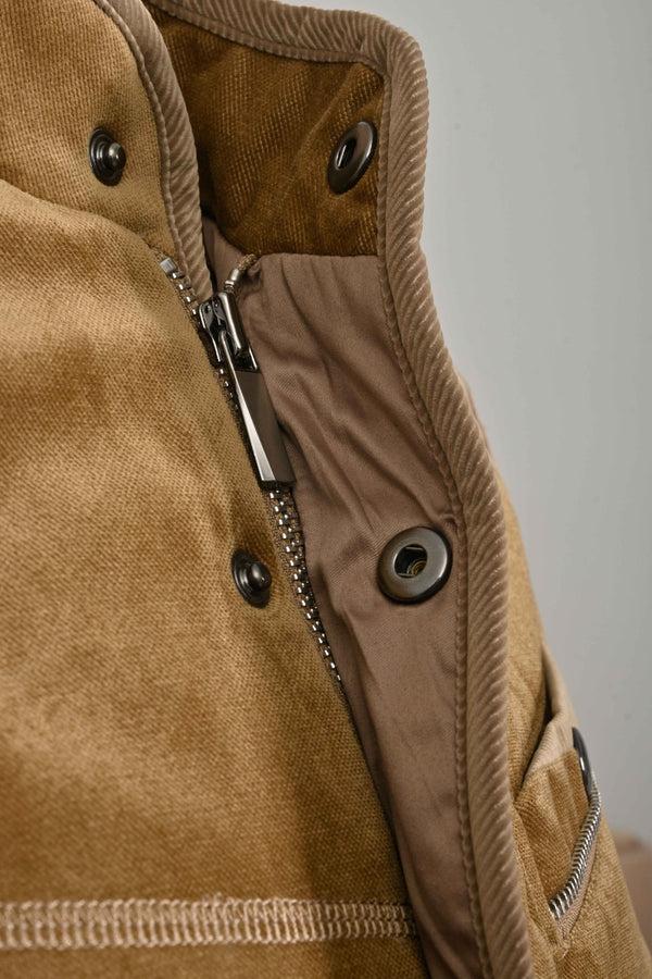 Elo Zonejoy Men's Premium Long Sleeve Zipper Jacket Camel