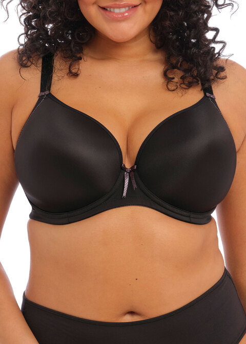 elomi Banded Molded Bra Black