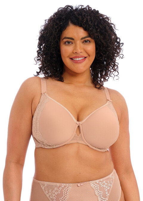 elomi Bandless Spacer Molded Bra Fawn
