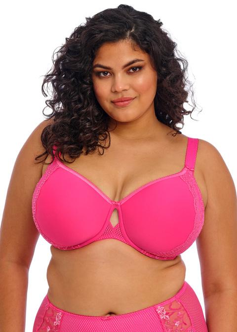 elomi Bandless Spacer Molded Bra Pink