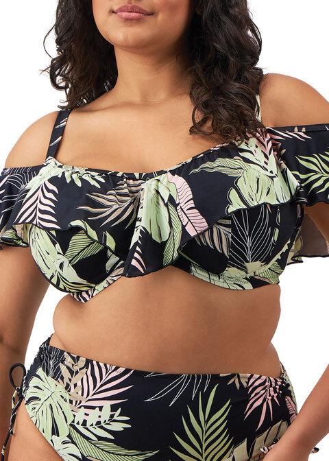 elomi Bardot Bikini Top Black