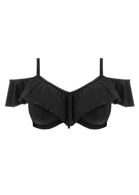 Elomi Bardot Bikini Top Black